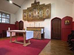 Altar, St Chad's Chapel, Durham 16/12/2021